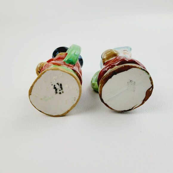 Miniature Colonel Couple Figurine Pitchers, Vintage 1945-52 Occupied Japan, Smal - Picture 7 of 10